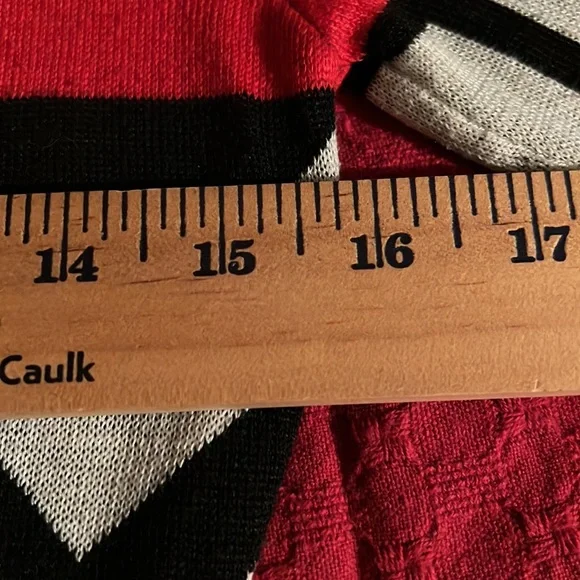 Flying Tomato Aztec Knit Dress Black and Red - Picture 5 of 9